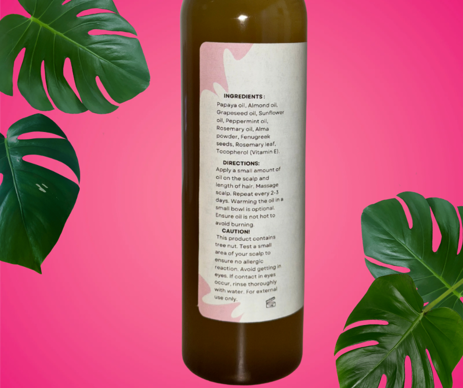 8oz Hair Growth Oil